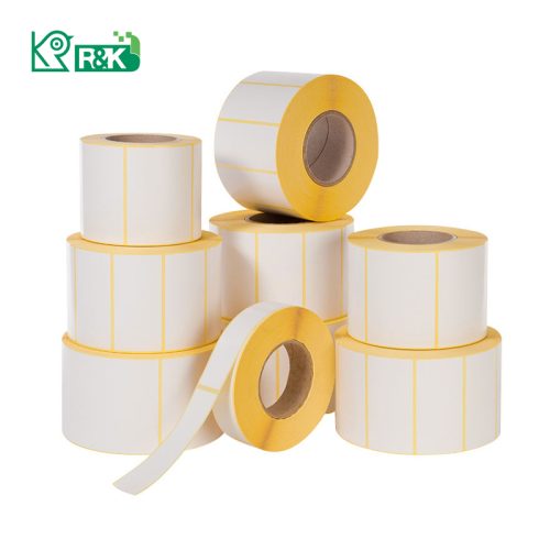 Premium quality supermarket good price 4''x 6'' 500 lables/roll blank stickers direct thermal label