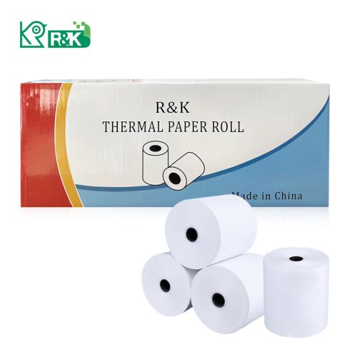 R&K paper thermal cash register 80mm 80x80 thermal paper roll 80x80 for cashier