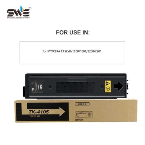 Superior quality toner TK-4105 TK4105 compatible cartridge use TASKalfa 1800 1801 2200 for kyocera