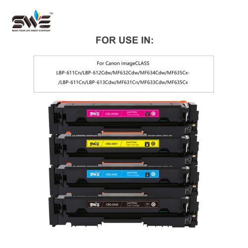 Compatible Canon Toner Cartridge CRG-045K CRG-045C CRG-045Y CRG-045M For Canon MF634Cdw MF632Cdw LBP612C LBP611C 613Cdw MF634Cdw