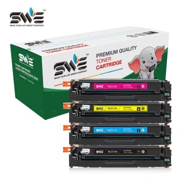 Compatible Color SWE Toner Cartridges W2210A W2211A W2212A W2213A For HP Pro M255dw M255nw M283nw M283fdn M283fdw M283cdw