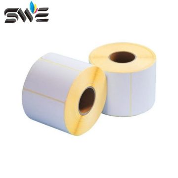 Premium quality supermarket good price 4''x 6'' 500 lables/roll blank stickers direct thermal label