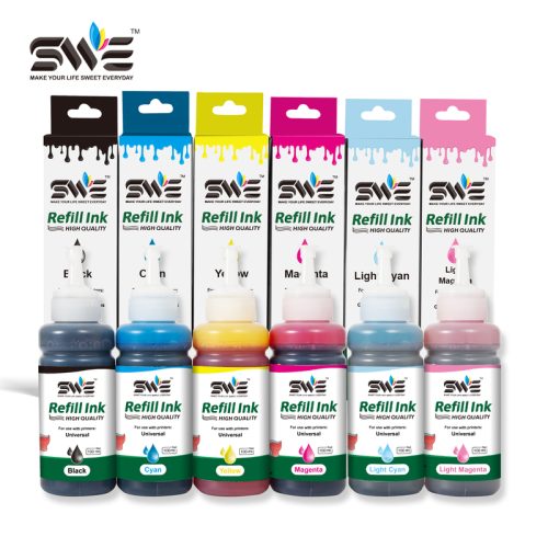 30ml 70ml 100ml 250ml 500ml 1000ml 1L Universal Pigment Dye Tinta Color Bottle Kit Refill Ink for Epson HP Brother Canon Printer