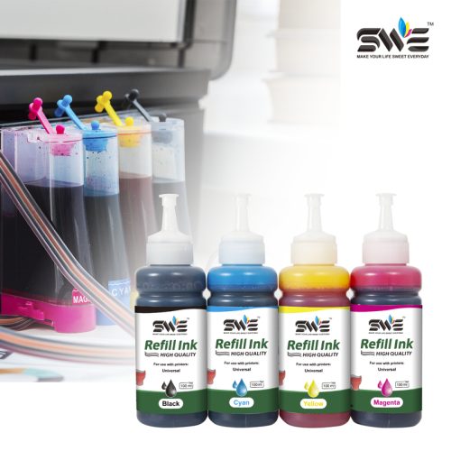 30ml 70ml 100ml 250ml 500ml 1000ml 1L Universal Pigment Dye Tinta Color Bottle Kit Refill Ink for Epson HP Brother Canon Printer