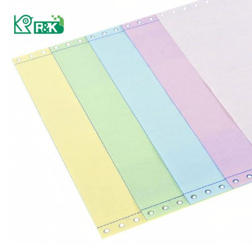 OEM Continuous Paper 1-6 Ply Computer Printing Form customized NCR carbonless paper sheet