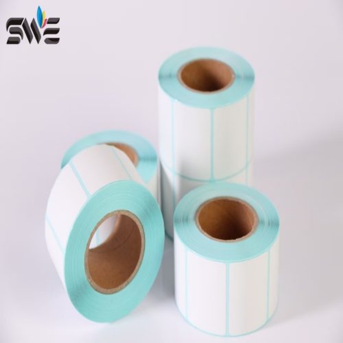 Blank Label Sticker Self-adhesive Coated Art Barcode Labels Roll 40*30mm 800PCS thermal labels