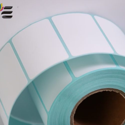 Custom 50x40 Direct Thermal Label Blank Or Printed Self Adhesive Paper Sticker White Barcode 800pcs Scale Label Roll