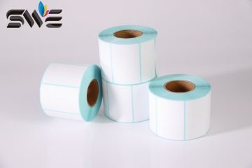Factory Low Price Adhesive60*40mm Label Price Vinyl Paper QR Code BarCode Sticker Printing Roll Print Label