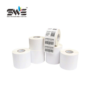 High Quality SWE Self-Adhesive Thermal Laber Roll Sticker Paper Single Double 20 30 40 50 60 70 80 100 Side Coated Vinyl for Promotion Supermarket Use