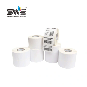 High Quality SWE Self-Adhesive Thermal Laber Roll Sticker Paper Single Double 20 30 40 50 60 70 80 100 Side Coated Vinyl for Promotion Supermarket Use