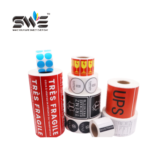 OEM SWE Sticker three-layer heat-resistant sensitive paper copperplate paper sealing label printing paper color non-adhesive sticker customization