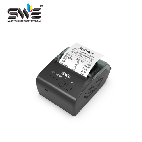 Mobile Portable SWE Thermal Printer zj-5820 Price Tag Sticker Printer