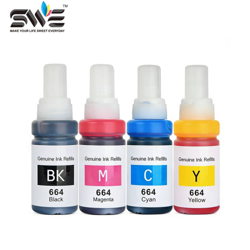 Best Price SWE Refill Ink 70ml Epson 664 For L385、L485、L565、L605、L655、L1300、L1455、ET - 2500、ET - 2550、ET - 2600、ET - 2650