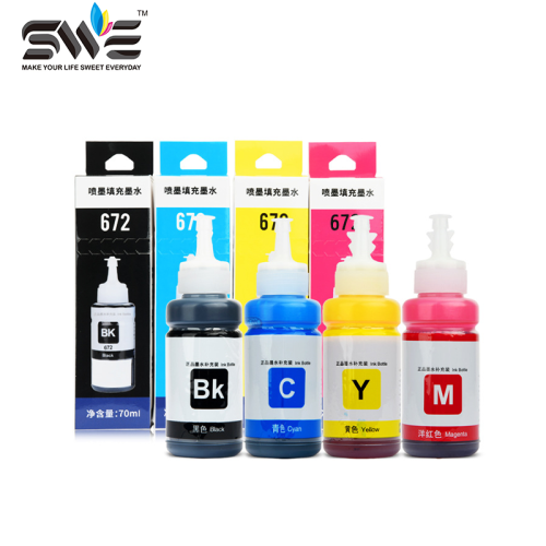 Professional Quality SWE Refill Ink Epson672 For L101、L111、L130 Printers