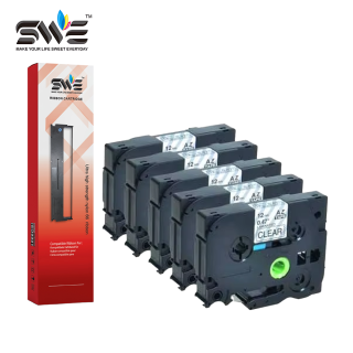 High Quality Good Price SWE Black/White 12mm TZe-131 TZe-231 Compatible Printer Ribbon