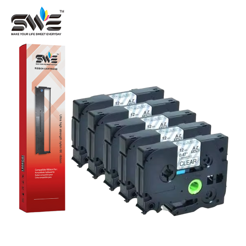 High Quality Good Price SWE Black/White 12mm TZe-131 TZe-231 Compatible Printer Ribbon