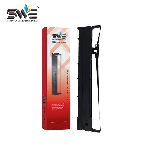 SWE Best Price Ribbon Cartridge  12.7mm*10m for Epson LQ300/LQ800 Compatible LQ200/300K/305K/400/500/570E/580/800 Printer Ribbon Cartridge